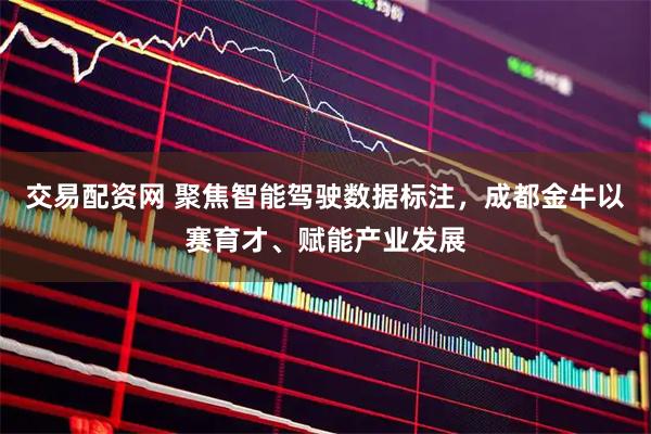 交易配资网 聚焦智能驾驶数据标注，成都金牛以赛育才、赋能产业发展
